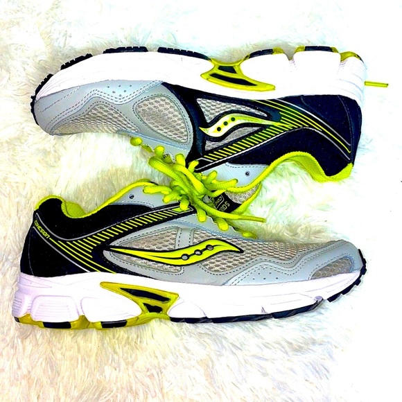 Saucony Grid Cohesion 10 Grey Running Shoes SY57141 Sz6M - Picture 1 of 7